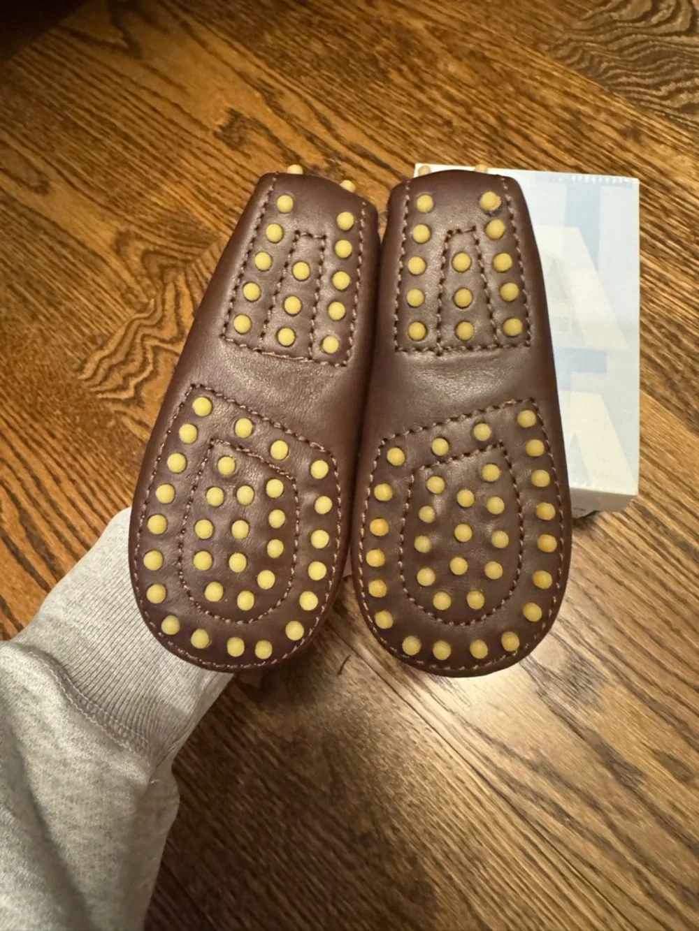 Never Worn Children's Brown Moccasin Slip-On Loafers